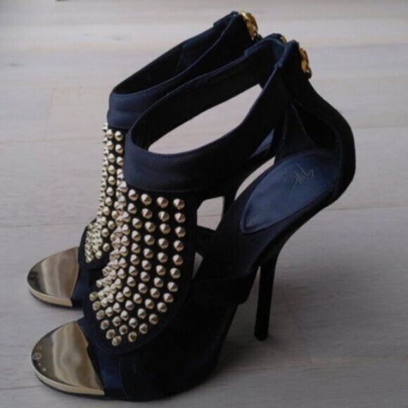 Giuseppe Zanotti Studded Heels Bootie Size 36 - Picture 3 of 16